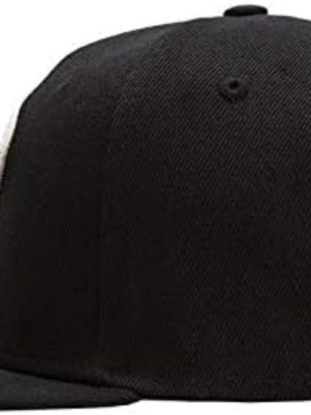 Unisex White Black Snapback Hat Hip Hop Style Colorful Adjustable Baseball Cap - Picture 7 of 8